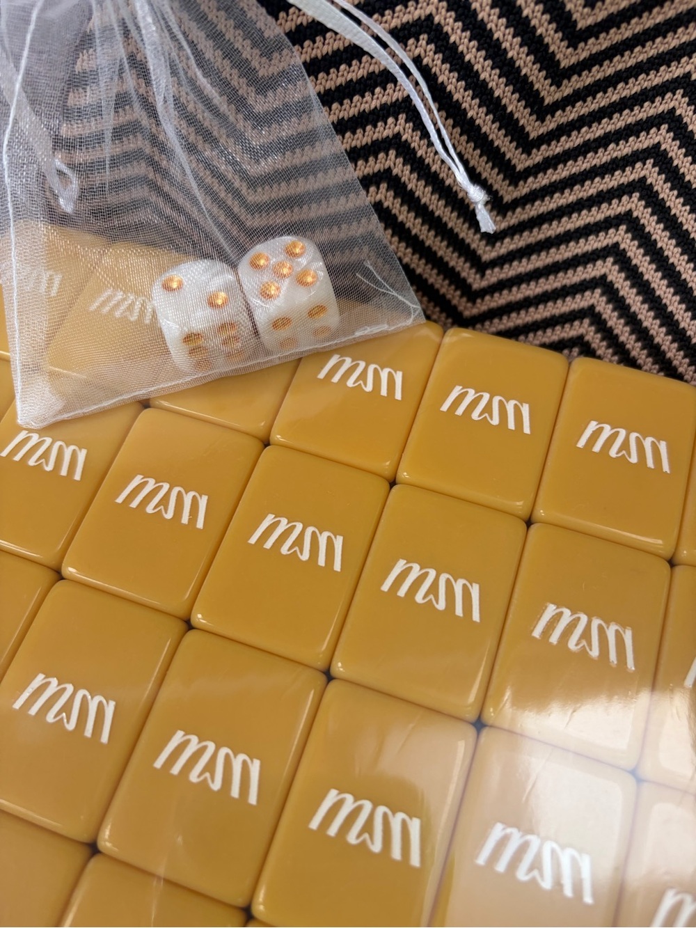 Paris Mahjong Tiles & Tile Bag 🀄️🇫🇷 - Picture 3 of 12